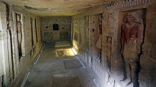 Egypt discovers untouched tomb in the ancient necropolis of Saqqara 