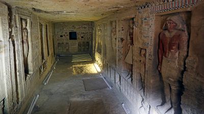 Egypt discovers untouched tomb in the ancient necropolis of Saqqara 