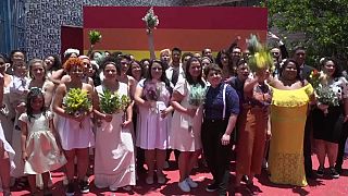 Boda homosexual colectiva en Brasil por temor a medidas de Bolsonaro