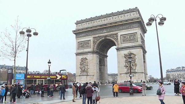 Domingo sem "coletes amarelos" em Paris Domingo sem "coletes amarelos" em Paris