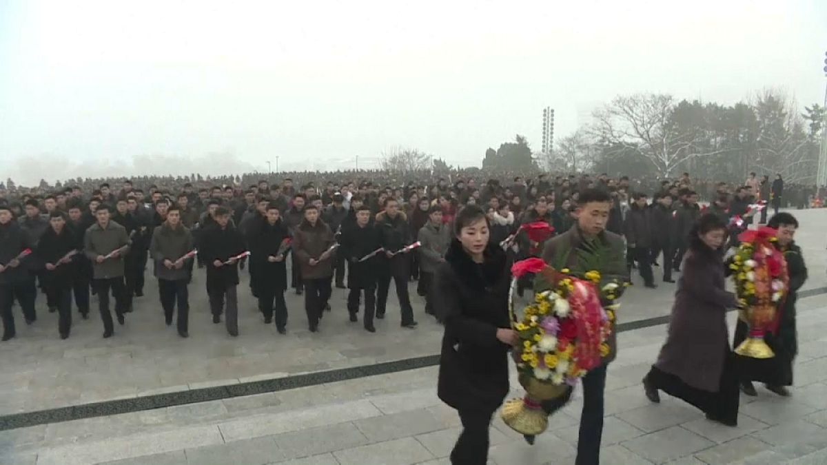 L'hommage à Kim Jung Il à Pyongyang