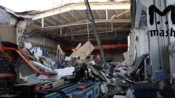 Обрушение здания в Подмосковье Обрушение здания в Подмосковье