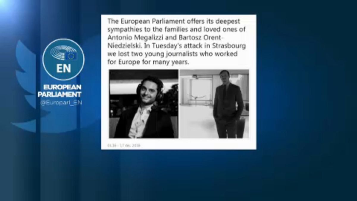 Tribute to journalists killed in Strasbourg attack