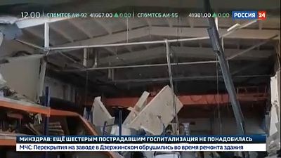 Colapso de fábrica provoca mortes na Rússia