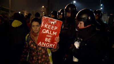 "Legge schiavista": un'altra notte di protesta a Budapest