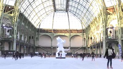 Grand Palais wird zum Eislaufplatz