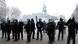 فراخوان اتحادیه پلیس فرانسه برای اعتصاب سراسری