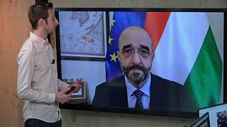 Hungary Government Spokesman Zoltan Kovacs speaks to Euronews' Alex Morgan