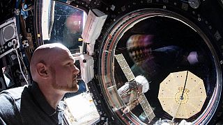 ESA astronaut Alexander Gerst on the International Space Station