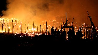 Huge fire ravages 600 homes in Brazil's Amazon