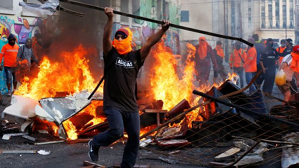 Los estibadores chilenos rechazan el acuerdo y siguen en huelga Los estibadores chilenos rechazan el acuerdo y siguen en huelga