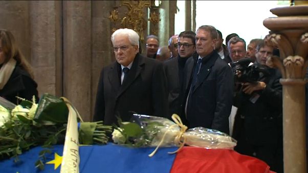 Trento, i funerali di Antonio Megalizzi, ultima vittima di Strasburgo Trento, i funerali di Antonio Megalizzi, ultima vittima di Strasburgo