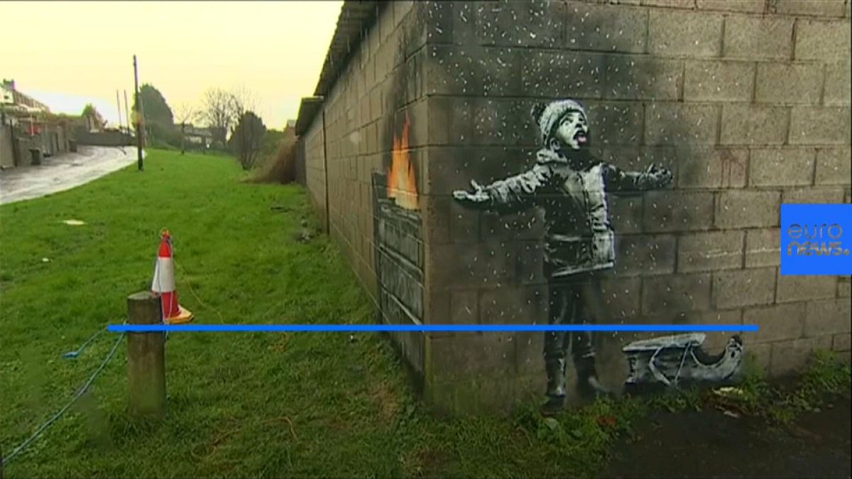 New Banksy piece targets industrial pollution in Port Talbot