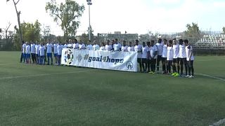«Γκολ για την ελπίδα» από την ομάδα προσφύγων της... Ελπίδας