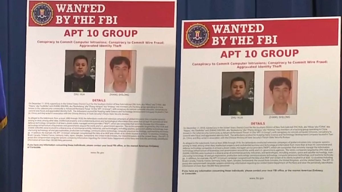 Deux Chinois inculpés aux Etats-Unis pour piratage informatique