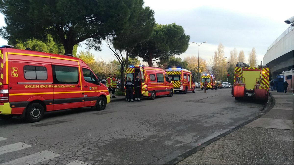 More than a dozen injured after metro train partially derails in Marseille