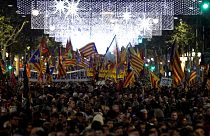 Με διαδηλώσεις απάντησαν στον Σάντσεθ οι πολίτες της Βαρκελώνης