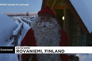 Watch Santa’s depart to his annual journey around the world