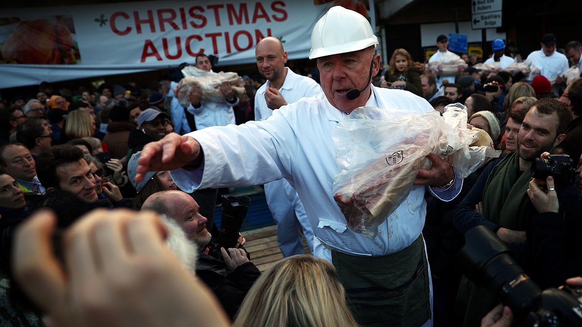 Fleisch satt: Traditionelle Weihnachtsauktion am Smithfield Market