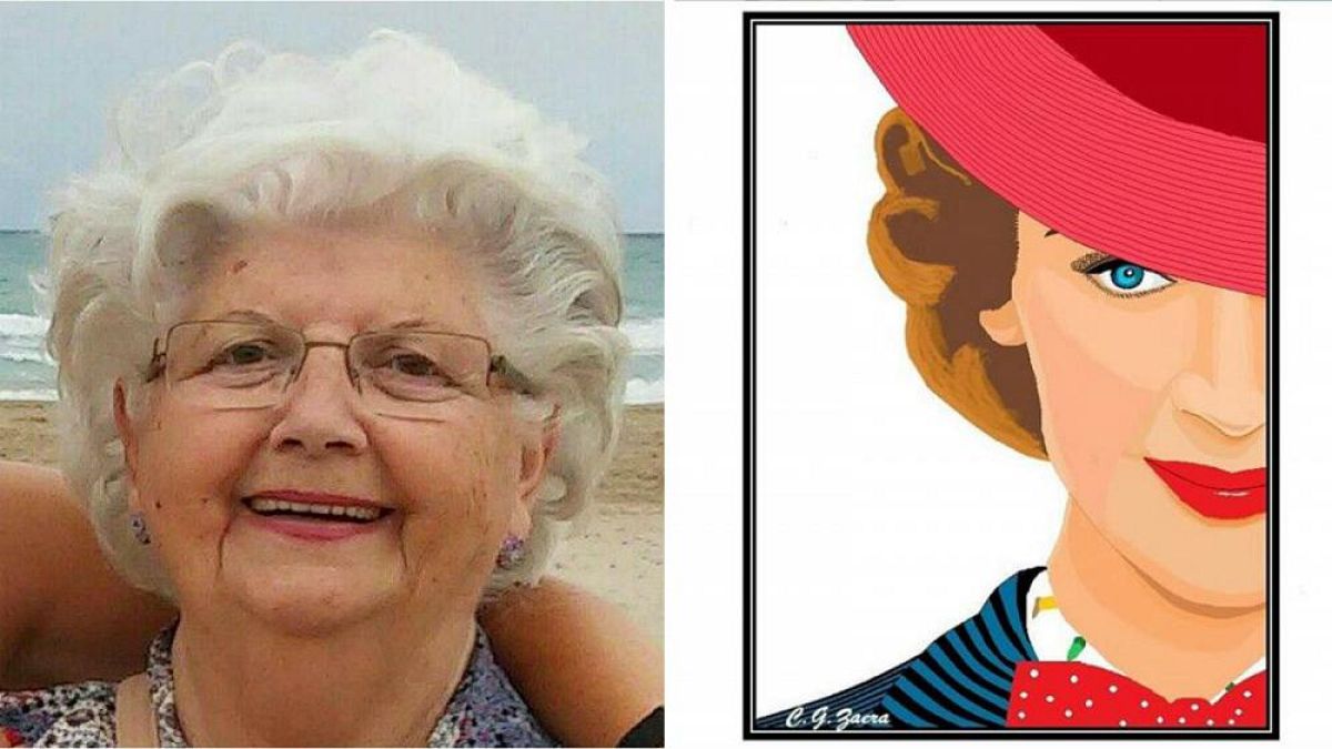 Disney encarga a Concha, la artista española de Paint de 88 años, un cartel de Mary Poppins