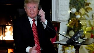 Trump'ın 'Noel babaya inanmak marjinal' dediği çocuk konuşmayı anlamamış