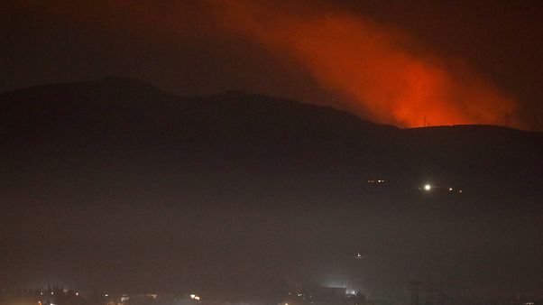 Suriye Ordusu: Başkent Şam'a gönderilen füzeler havada imha edildi Suriye Ordusu: Başkent Şam'a gönderilen füzeler havada imha edildi