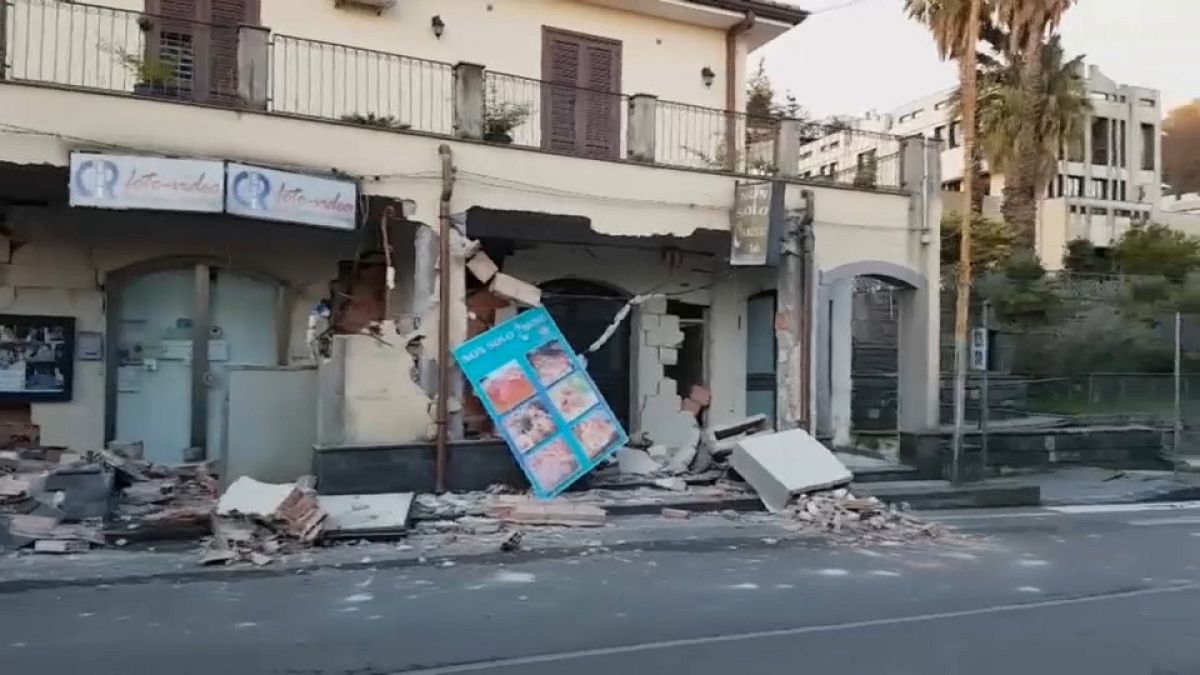 ایتالیا؛ زمین‌لرزه ۴.۸ ریشتری در سیسیل ده‌ها مجروح برجا گذاشت