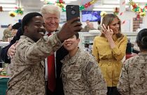 Visita sorpresa de Trump por Navidad a las tropas de EEUU desplegadas en Irak 