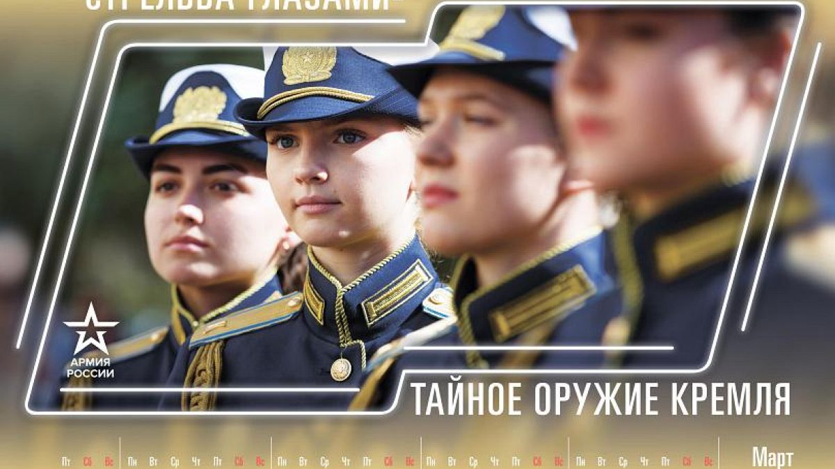 Moskova'nın 2019 propaganda takvimi: Kremlin'in gizli silahı ölümcül bakışlar