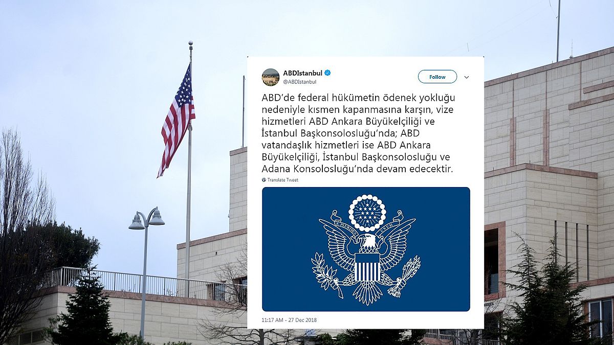 ABD Türkiye elçiliği tweet atmayı durdurdu