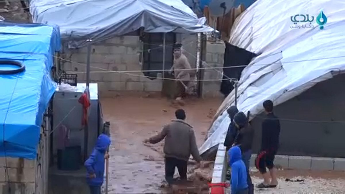 Συρία: Καταστροφικές πλημμύρες σε προσφυγικούς καταυλισμούς