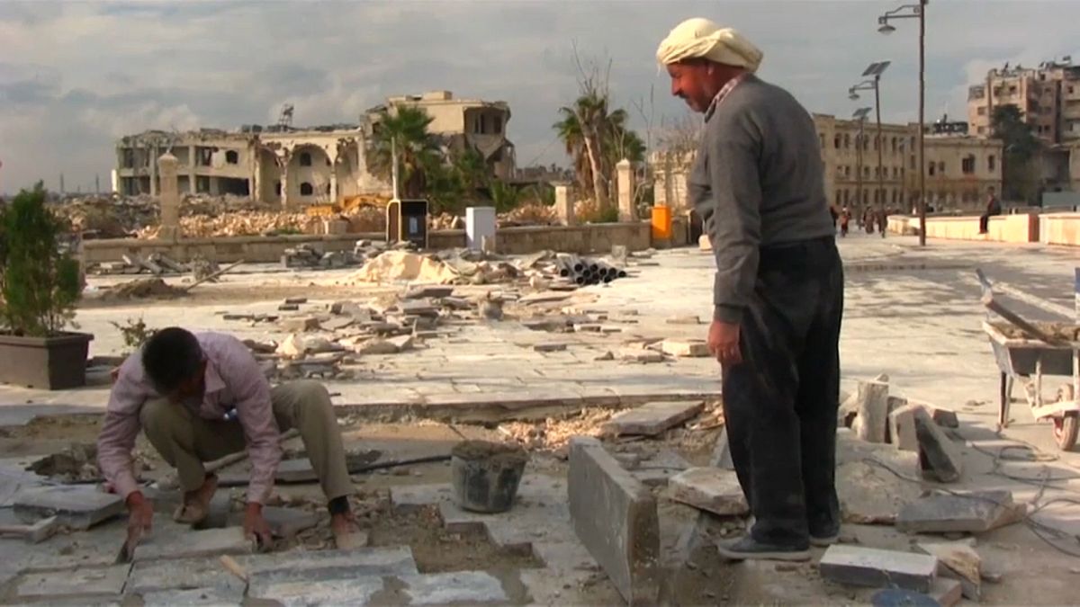 شاهد: مشاريع سورية ضخمة لإعادة تأهيل مدينة حلب