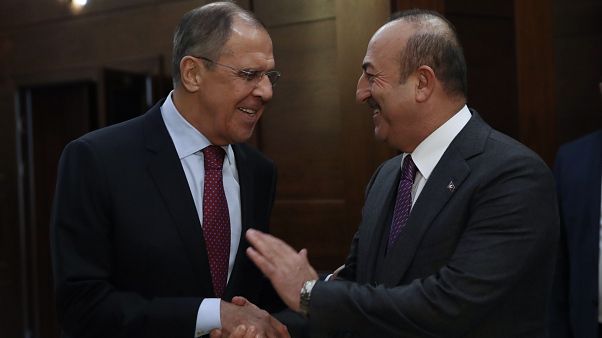 Rusya Dışişleri Bakanı Sergey Lavrov Türk Dışişleri Bakanı Mevlüt Çavuşoğlu Rusya Dışişleri Bakanı Sergey Lavrov Türk Dışişleri Bakanı Mevlüt Çavuşoğlu
