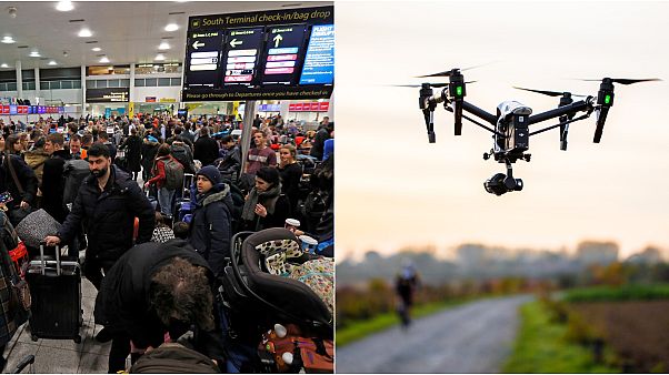 Drone var mıydı, yok muydu? İngiltere'nin Gatwick Havaalanı'nı felce uğratan 'drone' muamması Drone var mıydı, yok muydu? İngiltere'nin Gatwick Havaalanı'nı felce uğratan 'drone' muamması
