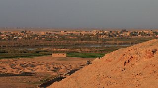 Near the Iraqi-Syrian border in al-Qaim, Iraq