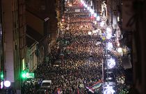 Protestas en Belgrado contra el Gobierno, sábado 29 de diciembre