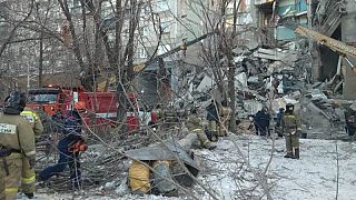 Rusya'da doğalgaz patlaması: 48 daireli bina çöktü