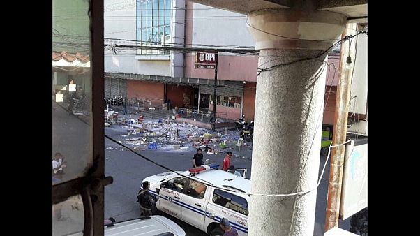 Explosion vor philippinischem Einkaufszentrum Explosion vor philippinischem Einkaufszentrum