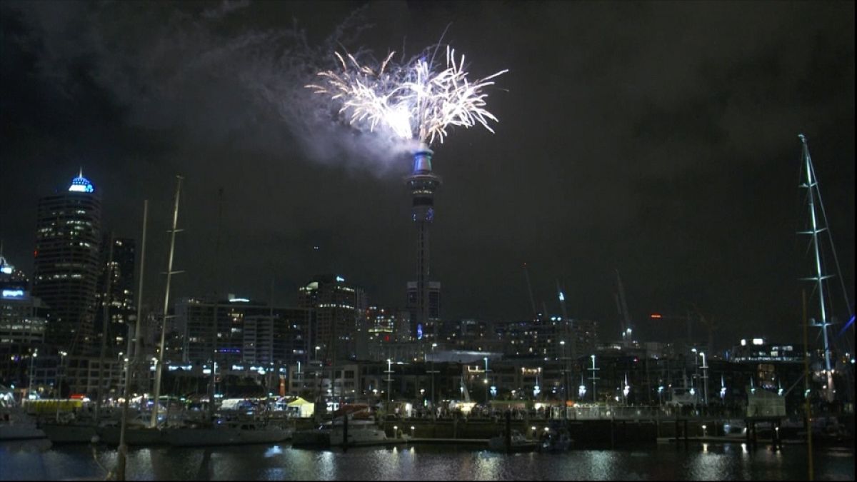 شاهد: نيوزيلندا تحتفل بحلول العام 2019