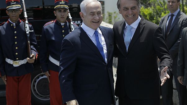 Una multitud de turistas frustran la visita de Netanyahu al icónico Cristo de Río Una multitud de turistas frustran la visita de Netanyahu al icónico Cristo de Río