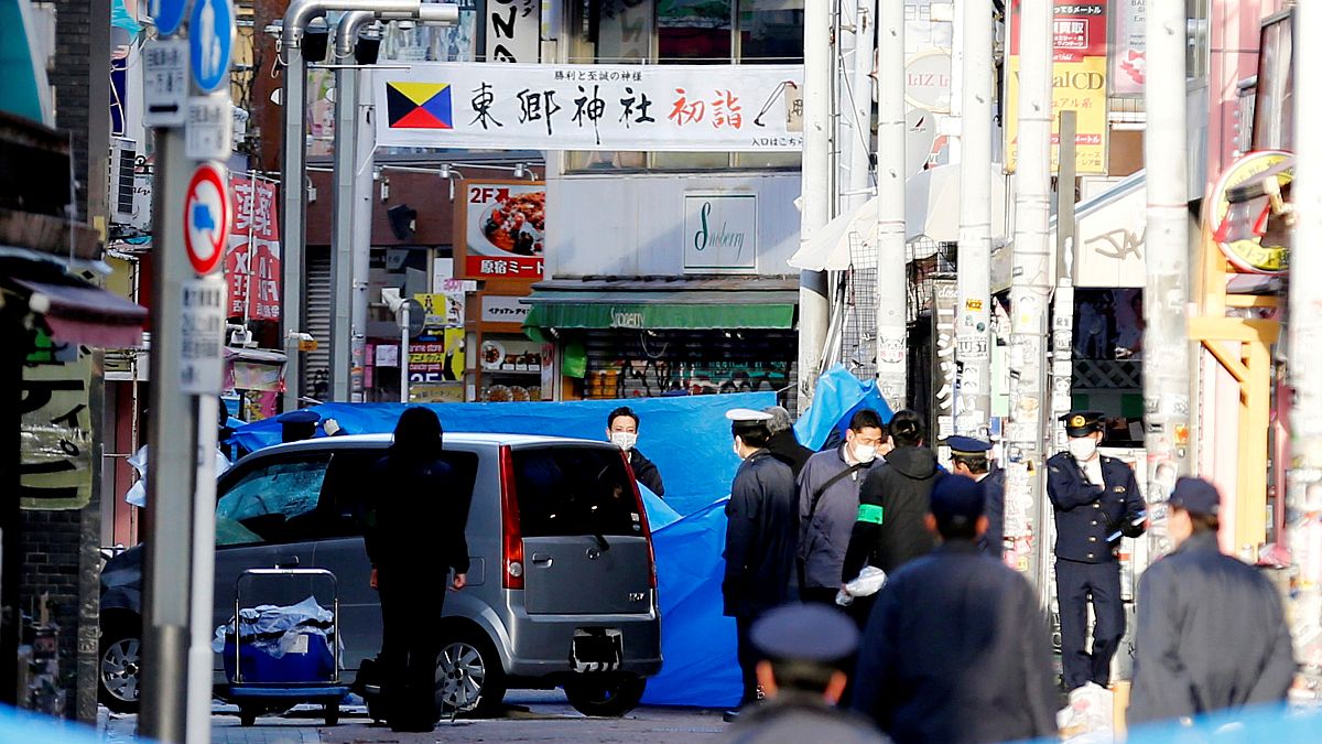 Gázolásos merénylet történt a japán fővárosban