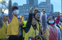 Les gilets jaunes s'exportent à Taïwan