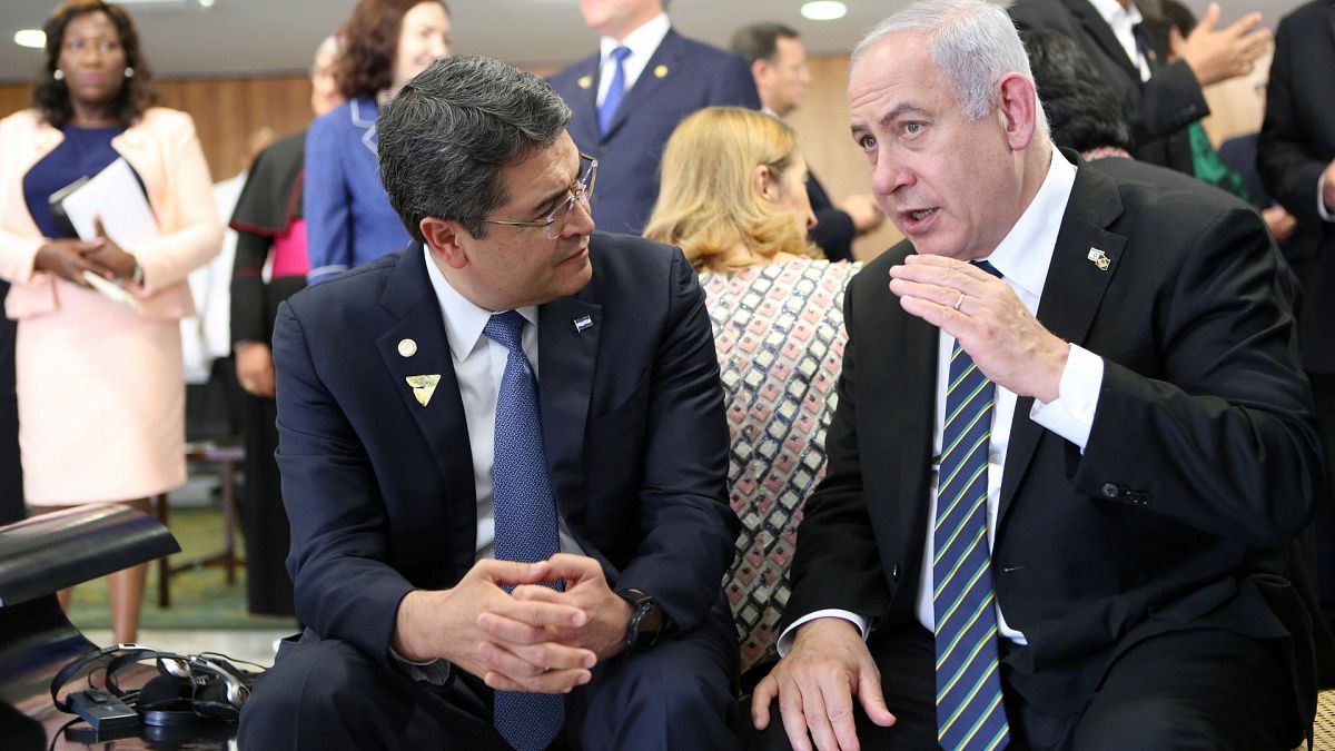 Netanyahu ile Hernandez Brezilya'da biraraya geldi
