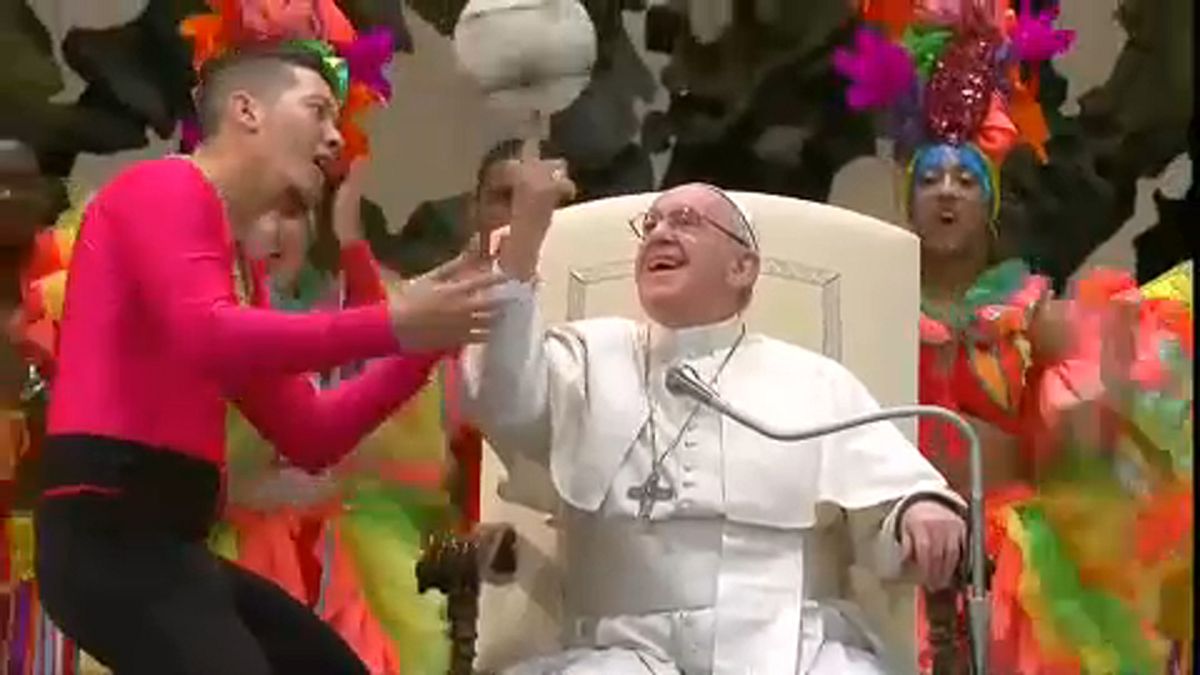 Was joining a circus in the Pope’s New Year’s resolutions?