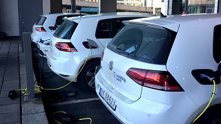 Electric cars charging in Oslo