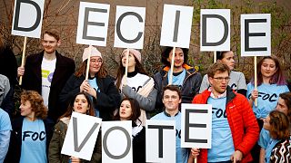 Young people in the UK demand a second vote on EU membership.