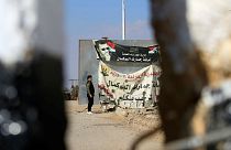تصویر بشار اسد در مرز سوریه و عراق