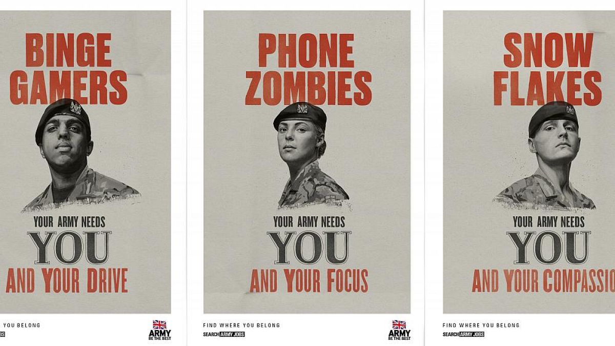El Ejército británico quiere entre sus filas 'copos de nieve, adictos al selfie y gamers'