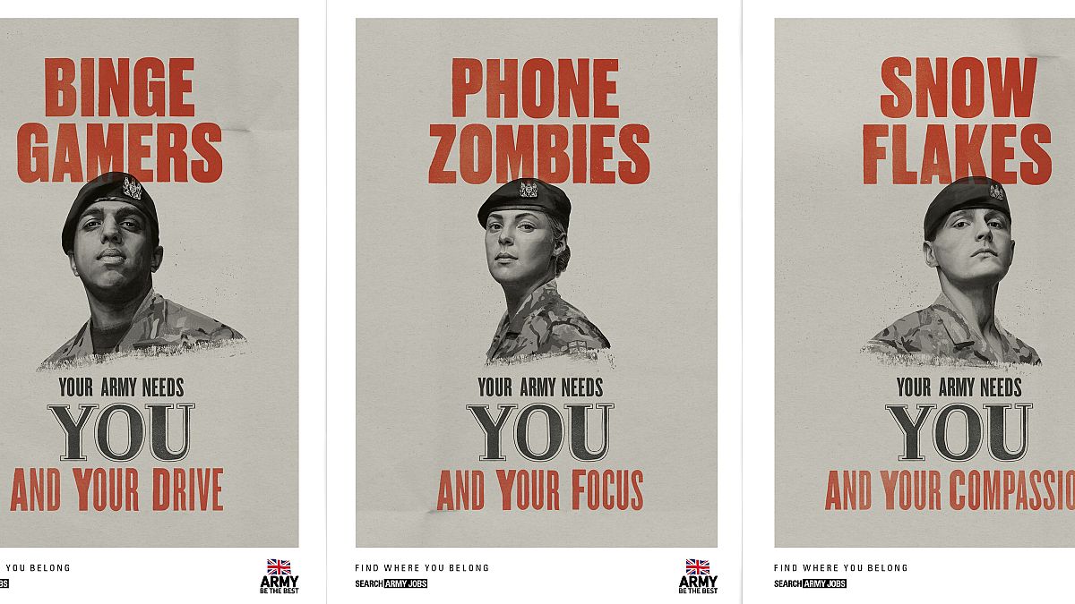 British Army reaches out to 'snowflakes, selfie addicts and gamers'
