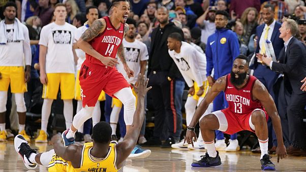 James Harden demasiado forte para os campeões James Harden demasiado forte para os campeões